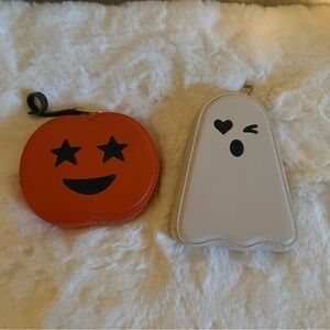 Coach Halloween Pumpkin and Ghost Coin Purses